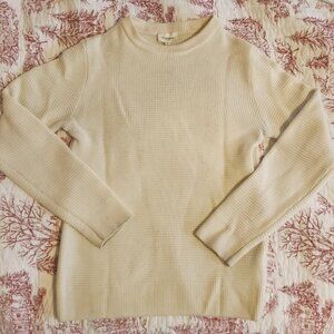 100% Wool Sweater Sezane Octobre Beige Men's Small